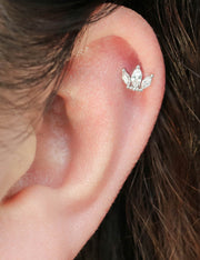 Tiny Tiara Ear Cartilage earring