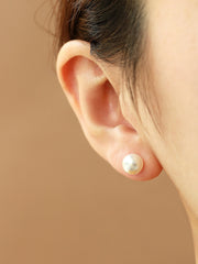 14K Gold Swarovski pearl earring